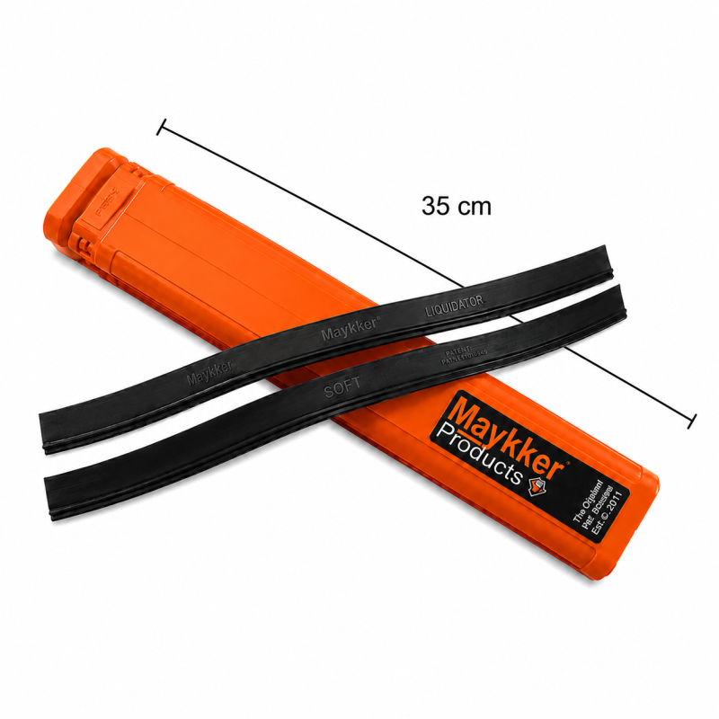 Item Étui de 24 caoutchoucs 35 cm de remplacement pour raclette à vitres