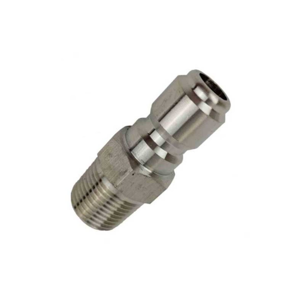 Raccord rapide mâle haute pression 1/4" avec filetage mâle 1/4"