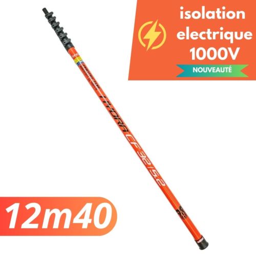 image Perche télescopique en fibre de carbone Hydra CF 45/7.3