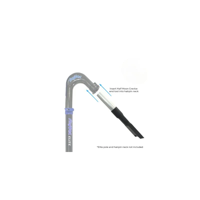Outil d’extrémité demi-lune Elite skyVac® (Half Moon Crevice)