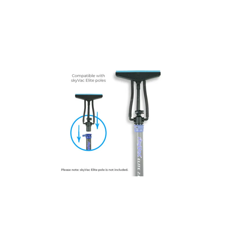 Raclette d’aspiration pour vitres en hauteur skyVac®