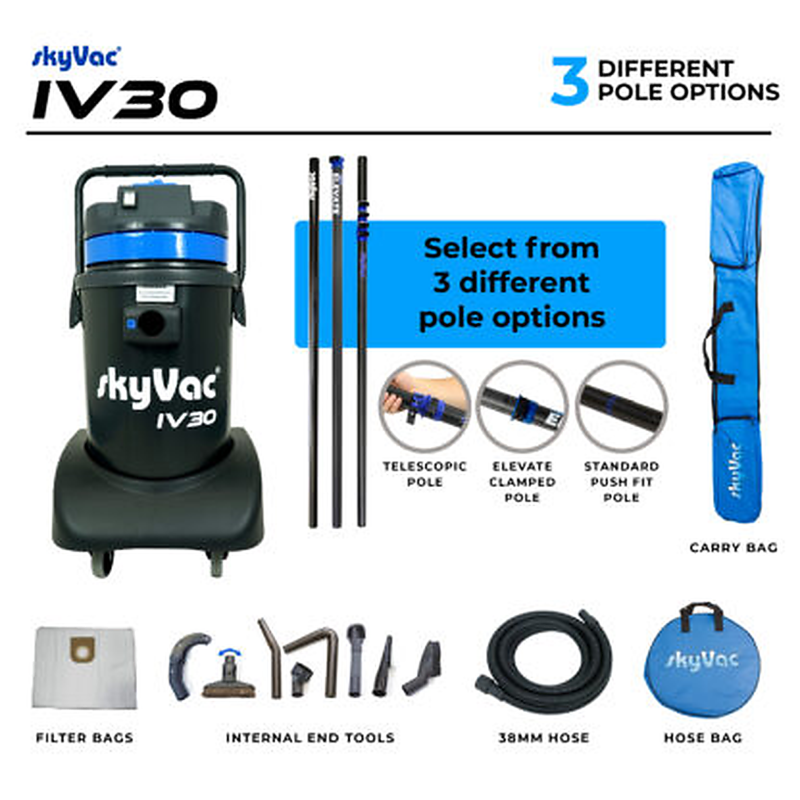Item skyVac® IV30 kit 6m sections d'aspiration à emboittement