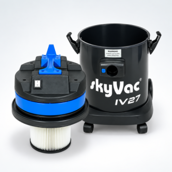 skyVac® IV27 – Aspirateur industriel compact pour nettoyage intérieur en hauteur